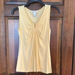 White House Black Market Yellow Tank Top, XXS